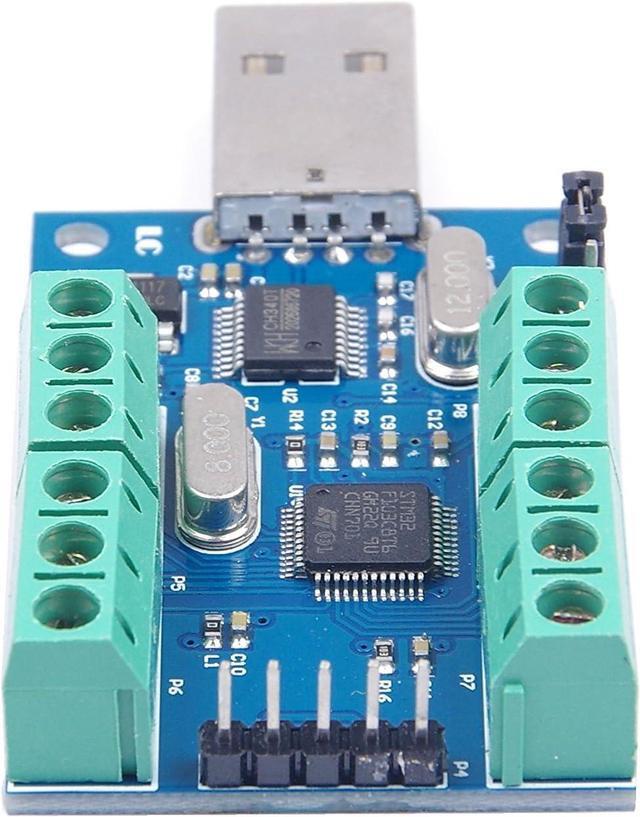 Alt view image 6 of 7 - USB 10-Channel 12-Bit AD Data Acquisition Module STM32 UART Communication USB to Serial Chip CH340 ADC Module