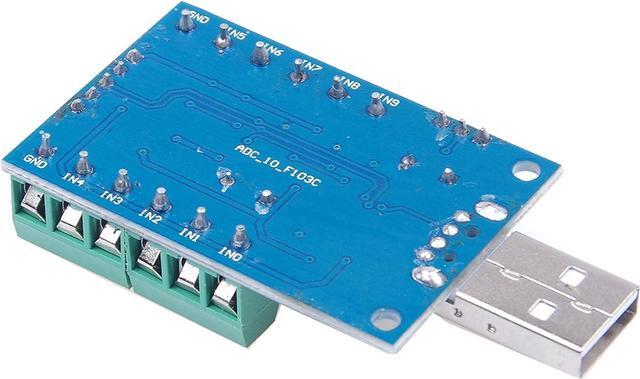 Alt view image 7 of 7 - USB 10-Channel 12-Bit AD Data Acquisition Module STM32 UART Communication USB to Serial Chip CH340 ADC Module
