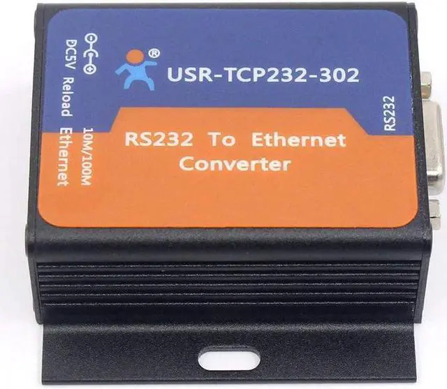 Alt view image 3 of 7 - Serial RS232 to Ethernet TCP IP Server Module Ethernet Converter Support DHCP/DNS, 200 Upgraded Built-in webage USR-TCP232-302