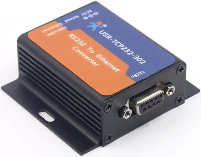 Alt view image 5 of 7 - Serial RS232 to Ethernet TCP IP Server Module Ethernet Converter Support DHCP/DNS, 200 Upgraded Built-in webage USR-TCP232-302