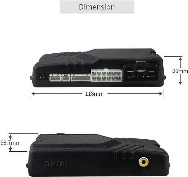 Alt view image 4 of 7 - EC201-M9 2 Way Car Alarm System with 1.73 inch Big LCD Pager Display Remote Starter Turbo Timer Mode Shock Warning DC12V