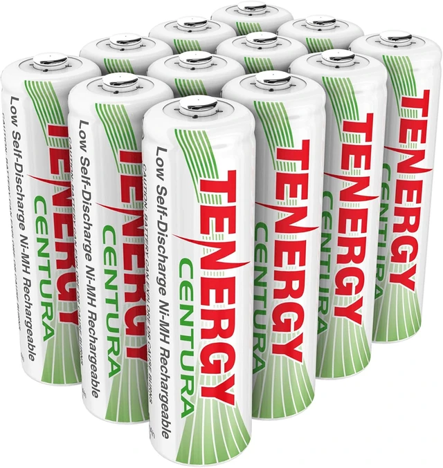 Main image of Tenergy Centura AAA NIMH Rechargeable Battery, 800mAh Low Self-Discharge Triple A Battery, 12 Pack