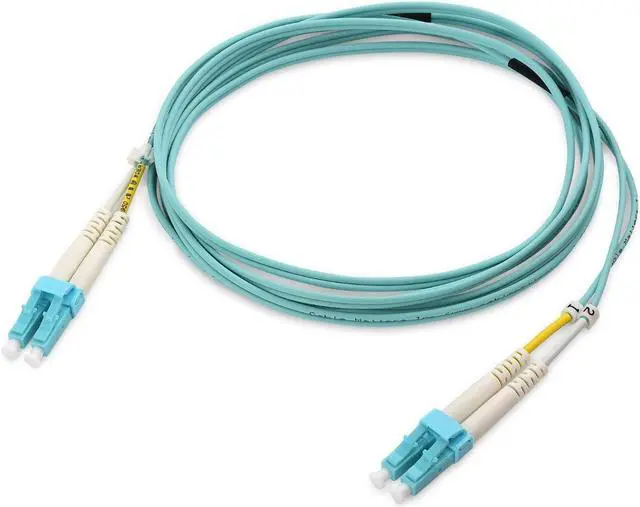 Alt view image 2 of 4 - Cable Matters 10Gb 40Gb OFNP Plenum Rated Multimode Duplex 50/125 OM4 Fiber Cable (Fiber Optic Cable, LC to LC Fiber Patch Cable) 2m