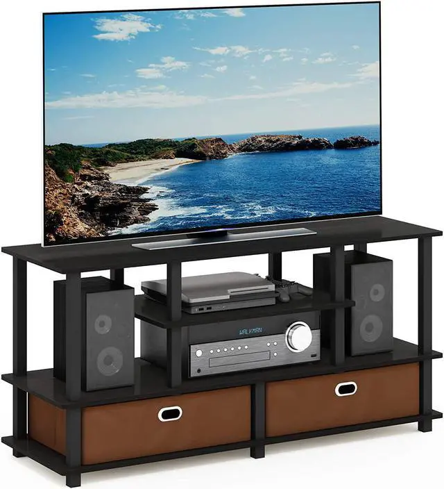 Alt view image 5 of 7 - Furinno JAYA TV Stand for up to 50-Inch TV, 55 Inch