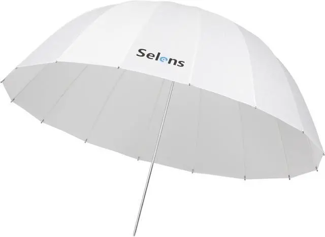 Alt view image 4 of 7 - Selens 41inch/104cm Diameter White Translucent Reflective Lighting Umbrella for Photo Video Studio, Lighting Diffuser