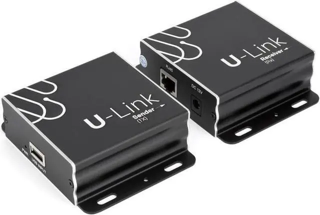 Main image of U-Link Ul10, USB 2.0 Over Single CAT5E/6 Extender, 200 ft, 480 Mbps, 4 Port - V2.0