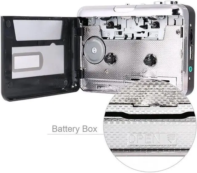 Alt view image 4 of 7 - Cassette Tape Player Record Tape to MP3 Digital Converter USB Cassette Capture Save to USB Flash Drive Directly No Need Computer