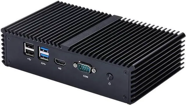 Alt view image 3 of 5 - Qotom Fanless Mini PC 6 Intel i210 LAN Celeron 3865U DIY Router 16G/512G