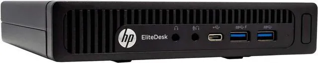 Main image of HP EliteDesk 800G2 Mini Form Factor Desktop Computer, Core i5-6500T up to 3.1GHz, 8GB DDR4, 240GB Solid State Drive, Windows 10 Pro