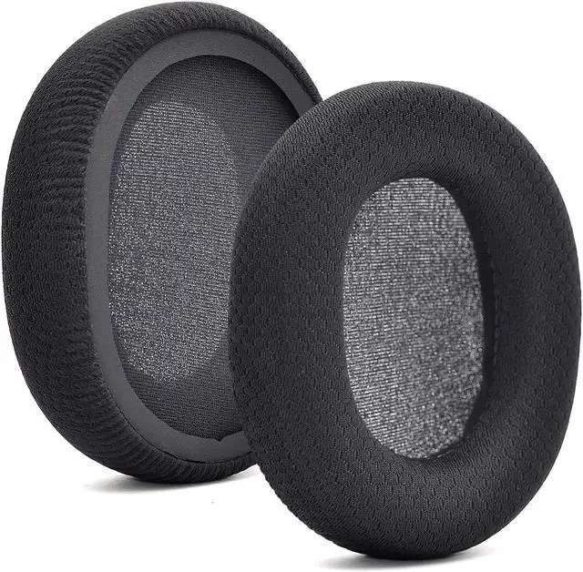 Main image of Arctis 3/5 / 7/9 Replacement Black Fabric Ear Pads Cushion Compatible with SteelSeries Arctis 3 / Arctis 5 / Arctis 7 Arctis 9 / Arctis 1 / Arctis pro Lossless Wireless Gaming Headset Headphone
