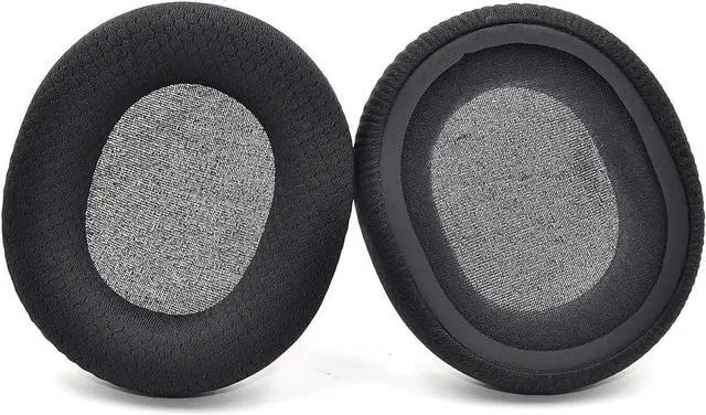 Alt view image 7 of 7 - Arctis 3/5 / 7/9 Replacement Black Fabric Ear Pads Cushion Compatible with SteelSeries Arctis 3 / Arctis 5 / Arctis 7 Arctis 9 / Arctis 1 / Arctis pro Lossless Wireless Gaming Headset Headphone