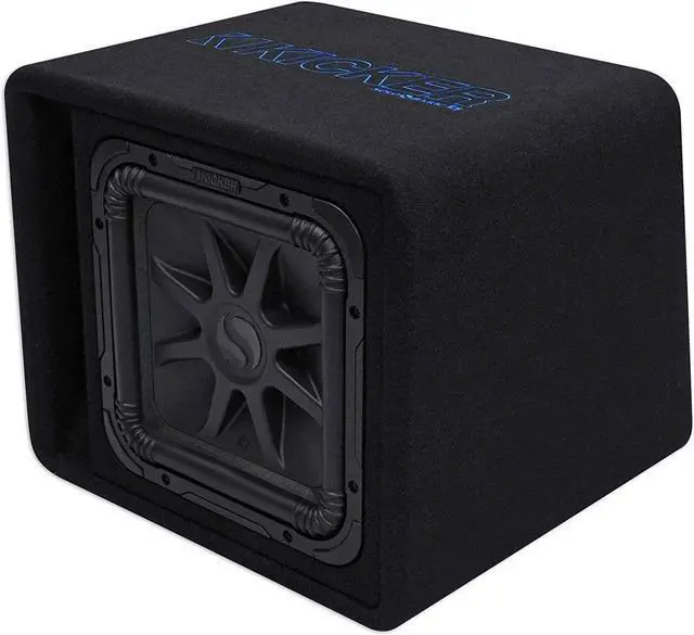 Alt view image 19 of 20 - Kicker 12" 1500W Single Loaded Solo-Baric L7S 2 Ohm Subwoofer Enclosure