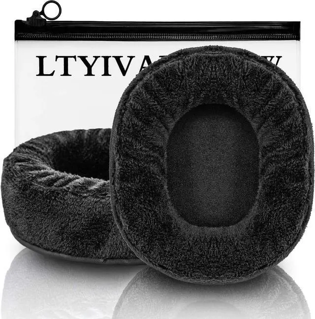 Main image of Replacement Ear Pads Compatible with ATH-M50x M50 M40 Arctis 7 Arctis Pro ATH-WS1100iS HD280 Pro SRH 440 MDR-7506 V6 Headphone Memory Foam Earpads (Black Velvet)