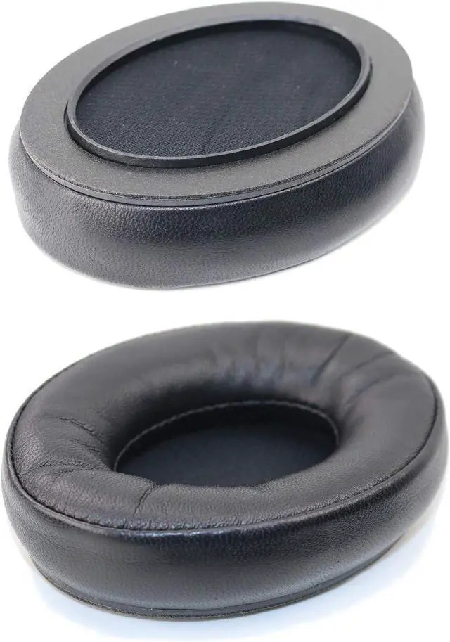 Alt view image 2 of 5 - Sheepskin Ear Pads Compatible with Sennheiser HD650 HD600 HD580 HD660S HD660S2 HD58X HD6XX Headphone Genuine Leather Replacement Memory Foam Earpads Cushions