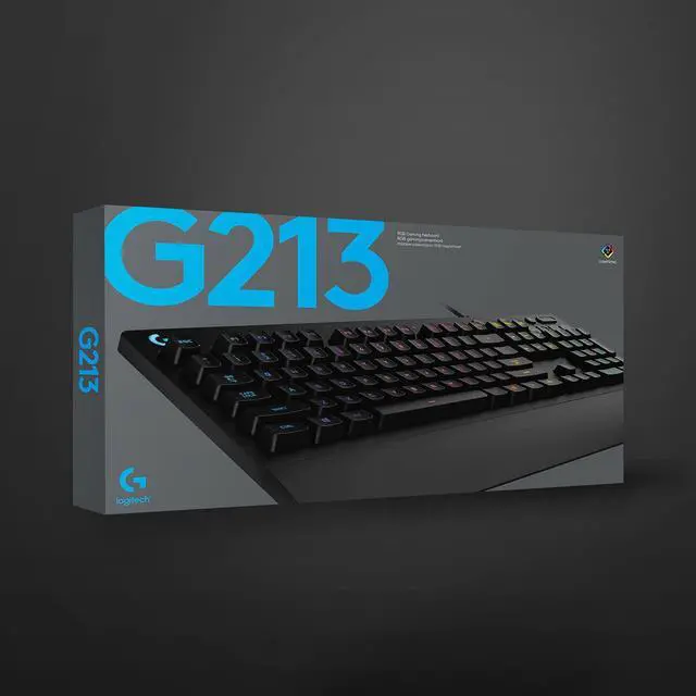 Alt view image 7 of 7 - G213 Prodigy Gaming Keyboard, LIGHTSYNC RGB Backlit Keys, Spill-Resistant, Customizable Keys, Dedicated Multi-Media Keys  Black