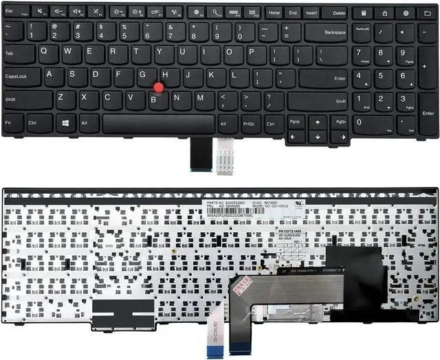 Alt view image 3 of 3 - AUTENS Laptop Replacement Keyboard for Lenovo ThinkPad E550 E550c E555 E560 E565 Laptop No Backlight