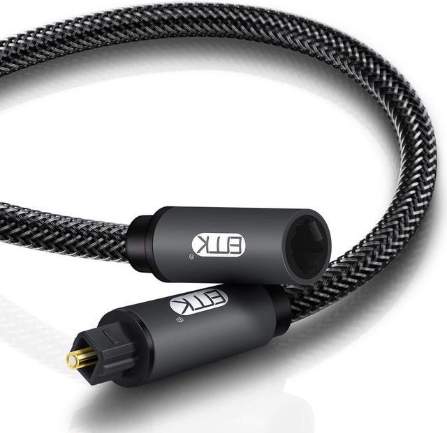 Optical Audio Cable 3.3ft | 6ft | 10ft | 15ft | 20ft | 25ft Dark Gray