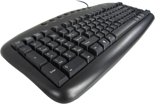 Alt view image 3 of 3 - LEFT HANDED KEYBOARD WIRED USB