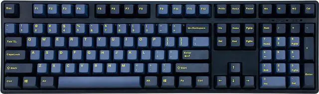Alt view image 5 of 7 - Mistel Doubleshot PBT Keycaps for Mechanical Keyboard with Cherry MX Switches and Clones, 108 Keys Plus Extra 11 Keys Set, PBT Keycaps with 6.25U Space Bar for PC Gaming Keyboard, Glaze Blue