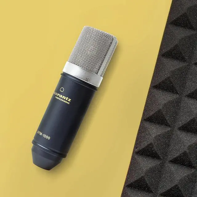 Alt view image 7 of 7 - Professional MPM-1000 - Studio Recording XLR Condenser Microphone with Desktop Stand and Cable  for Podcast and Streaming Projects