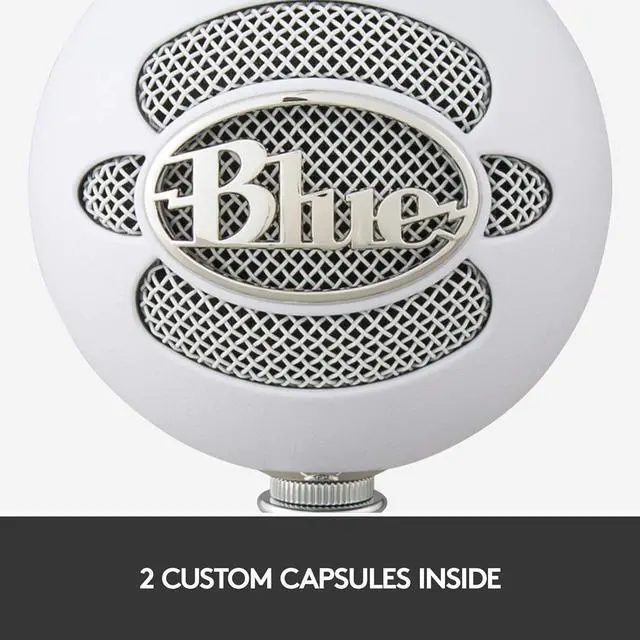 Alt view image 5 of 7 - For Creators Blue Snowball iCE USB Microphone for Gaming, Streaming, Podcasting, Twitch, YouTube, Discord, Recording for PC and Mac, Plug & Play-Black