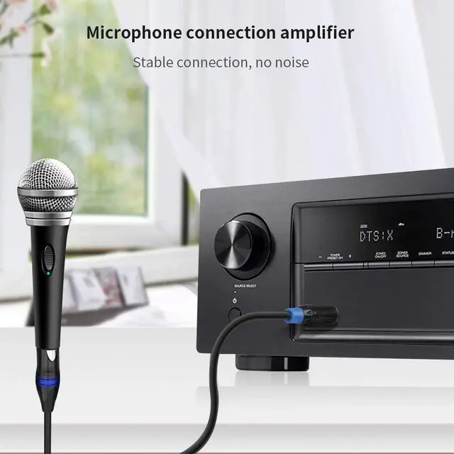 Alt view image 7 of 7 - 3.5mm to XLR Cable Unbalanced 1/8 inch Mini Jack TRS Stereo Male to XLR Male Microphone Audio Cable - 10 FT