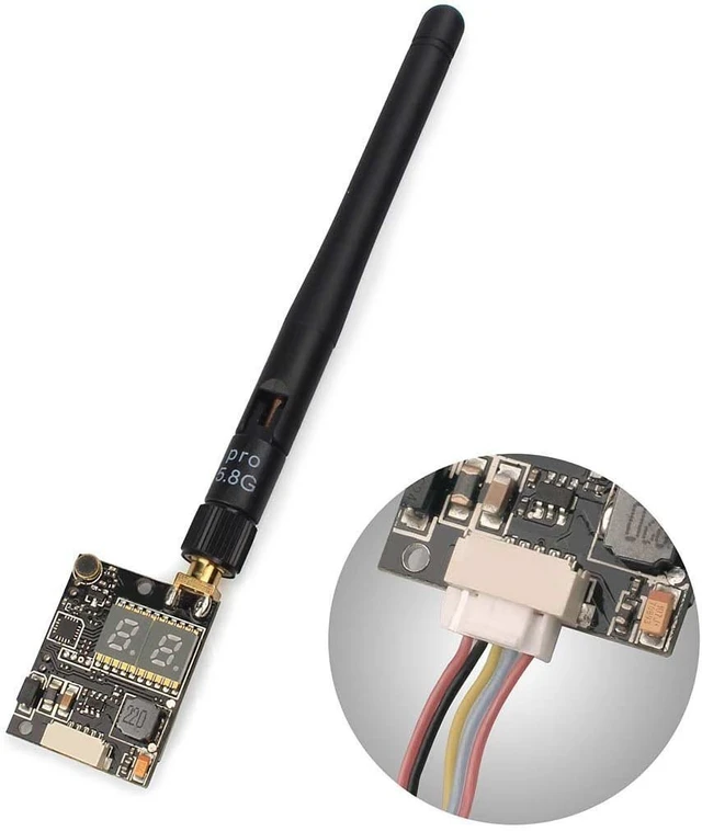 Alt view image 5 of 7 - KC04 5.8G 600mW FPV Transmitter with 700TVL 2.8mm 120-Degree Camera for Racing Quadcopter