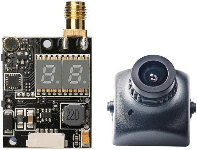 Alt view image 2 of 7 - KC04 5.8G 600mW FPV Transmitter with 700TVL 2.8mm 120-Degree Camera for Racing Quadcopter