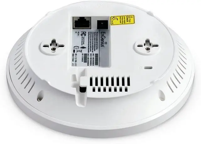 Alt view image 3 of 5 - EnGenius Technologies 802.11ac 2x2 Dual Band Ceiling-Mount Long-Range Wireless AC1200 Access Point (EAP1200H)