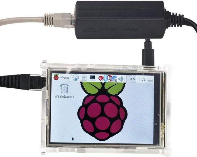 Alt view image 2 of 7 - UCTRONICS IEEE 802.3af Micro USB Active PoE Splitter Power Over Ethernet 48V to 5V 2.4A for Tablets, Dropcam or Raspberry Pi 2/3B+ (48V to 5V 2.4A)