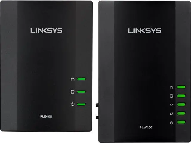 Alt view image 2 of 4 - Linksys Powerline AV Wireless Network Extender (PLWK400)