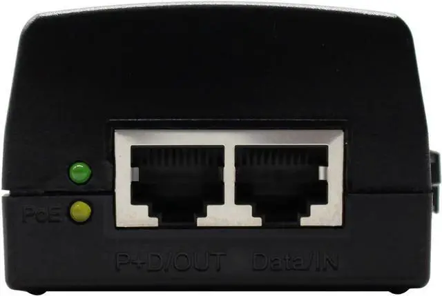 Alt view image 2 of 7 - ANVISION 48V 1.0A Gigabit PoE Injector, 48W Power Supply Adapter with AC Cord, IEEE 802.3af/at Compliant, for IP Voip Phones, Cameras, AP and More