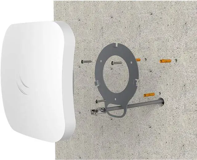 Alt view image 5 of 7 - Mikrotik Cap ac RBcAPGi-5acD2nD-US Dual-Band Wireless Access Point 2.4 / 5GHz 802.11ac with Two Gigabit Ethernet Ports