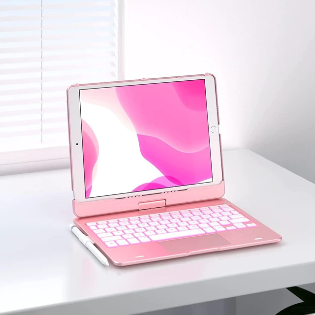 Alt view image 7 of 7 - typecase Touch Keyboard Case for iPad 9th/8th/7th Gen, 360° Rotating