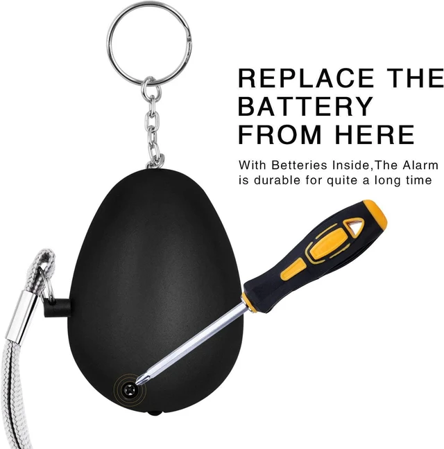Alt view image 4 of 7 - KOSIN Personal Safety Alarm, 6 Pack 140DB Personal Security Alarm Keychain