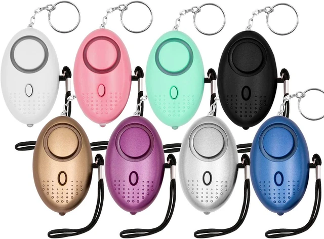 Main image of KOSIN Safe Sound Personal Alarm, 8 Pack 140DB Personal Security Alarm Keychain with LED Lights, Emergency Safety Alarm for Women, Men, Children, Elderly