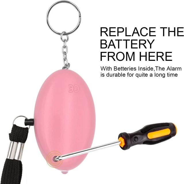 Alt view image 4 of 7 - KOSIN Safe Sound Personal Alarm, 8 Pack 140DB Personal Security Alarm Keychain with LED Lights, Emergency Safety Alarm for Women, Men, Children, Elderly