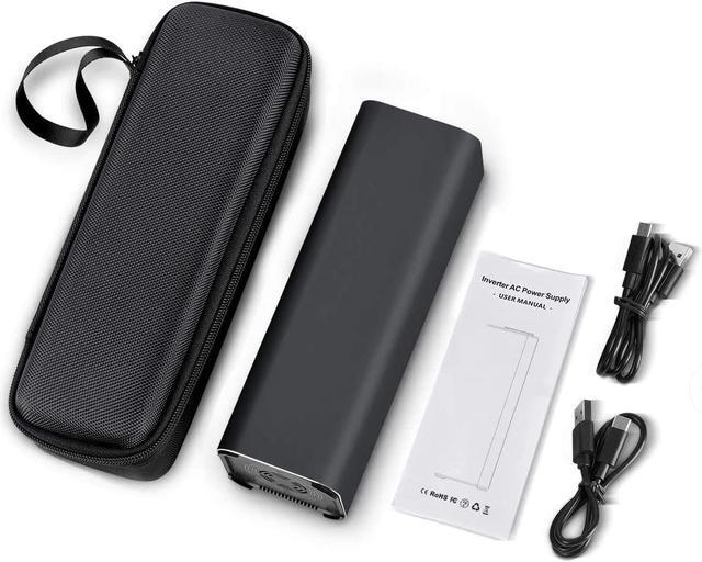 Alt view image 7 of 7 - AC Outlet Portable Laptop Power Bank, Universal 116Wh/31200mAh 100W Travel Laptop Charger, External Battery Pack for MacBook, Acer, HP, Samsung, Dell, ASUS, Lenovo, Notebook, Black