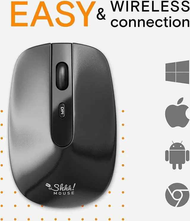 Alt view image 3 of 7 - Save 15% on Ultimate Laptop Accessory Set: Silent Wireless Mouse, Waterproof Laptop Backpack, and Noise-Isolating On-Ear Headphones Perfect for School & Office