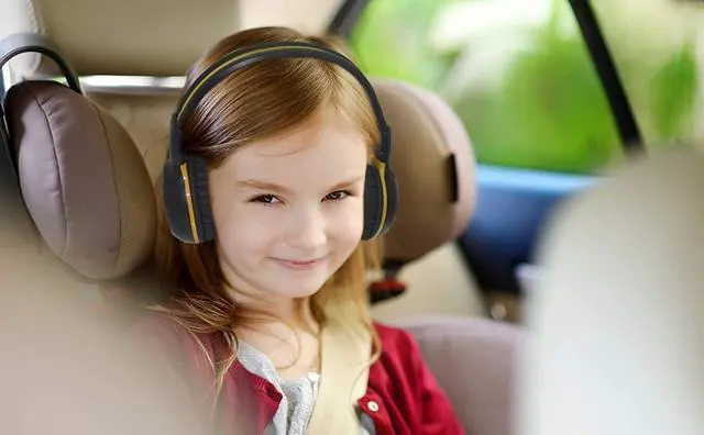 Alt view image 2 of 7 - SIMOLIO 2 Pack Wireless IR Headphones with 2 Channels IR Transmitter for Home TV, PC and Car DVD, Universal Car Headphones for Kids, Rear seat Passengers