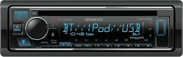 Main image of KDC-X304 eXcelon CD Car Stereo Receiver Bluetooth Hands-Free Calling, AM/FM Radio, USB, Alexa Built Ready, Variable Color Illumination