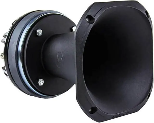 Alt view image 2 of 3 - APHC-6278 7.5 Inch 400 Watt 8 Ohm Pro Compression Driver Tweeter Car Audio Speaker Amplifier Kit with Aluminum Horn, Black