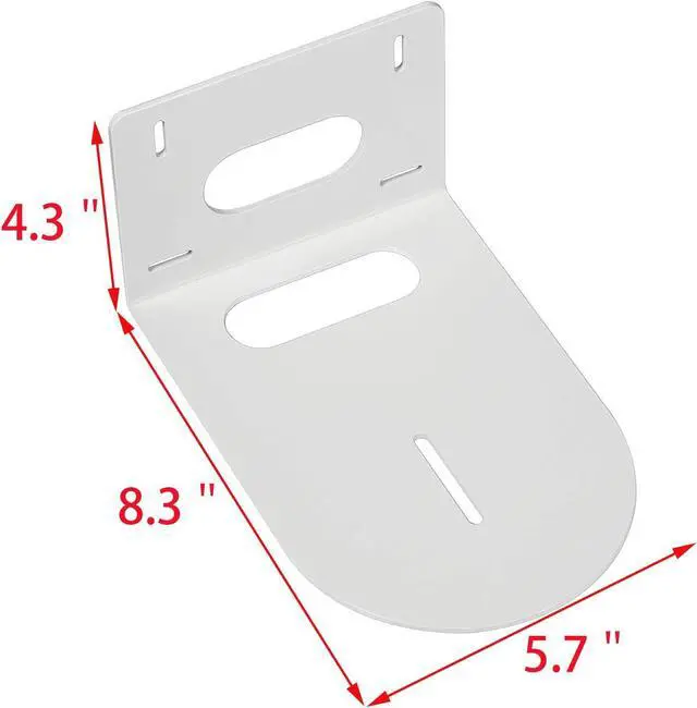 Alt view image 2 of 3 - Camera Mounting Bracket Compatible with HuddleCam, Optics, Sony, AVIPAS or Lumens Camera, Small Universal Wall Mount Bracket | White Color