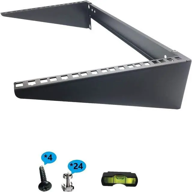 Main image of 6U Folding 19 Inches Cold Rolled Steel Wall Mountable Simple Vertical Rack and Networking Euipment Rack Including Hardware for Assembly (6U100)
