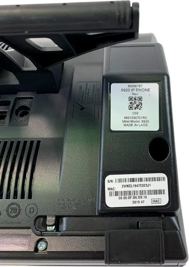 Alt view image 6 of 12 - Mitel 50006767 Mivoice 6920 IP Phone 50006767