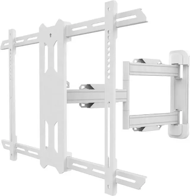 Main image of Kanto PS350W Full Motion Articulating TV Wall Mount for 37-inch to 60-inch TVs | Low Profile & 22" Extension | VESA Compatible up to 600 x 400 | White