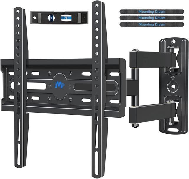 TV Wall Mount Swivel and Tilt for Most 26-55 Inch TV, TV Mount Perfect Design, Full Motion TV Mount Bracket with Articulation, up to VESA 400x400mm, 60 lbs, MD2377 Mounts