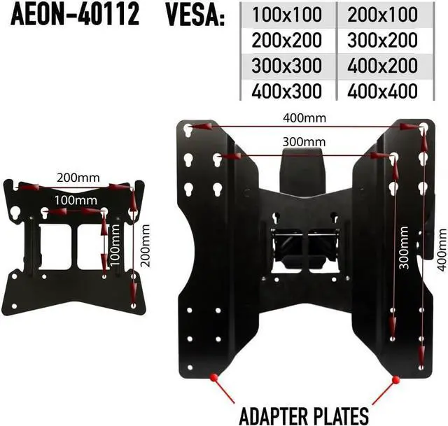 Alt view image 4 of 7 - Full Motion Wall Mount with 29-Inch Extension for 32 to 75-Inch TV