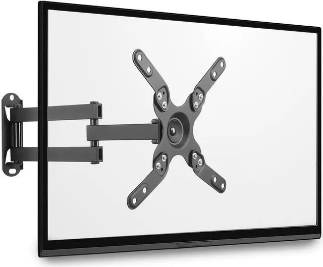 Alt view image 2 of 7 - Mount-It! TV Wall Mount Monitor Bracket with Full Motion Articulating Tilt Arm, 15" Extension Arm Fits 17 19 20 22 23 24 26 27 28 29 30 32 35 37 39 42 47 LCD LED Displays up to VESA 200x200