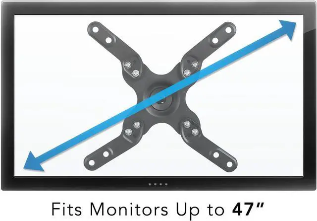 Alt view image 4 of 7 - Mount-It! TV Wall Mount Monitor Bracket with Full Motion Articulating Tilt Arm, 15" Extension Arm Fits 17 19 20 22 23 24 26 27 28 29 30 32 35 37 39 42 47 LCD LED Displays up to VESA 200x200